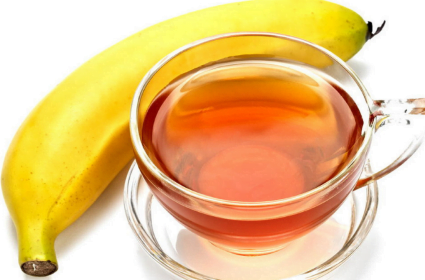  5 beneficii importante al ceaiului de banane.