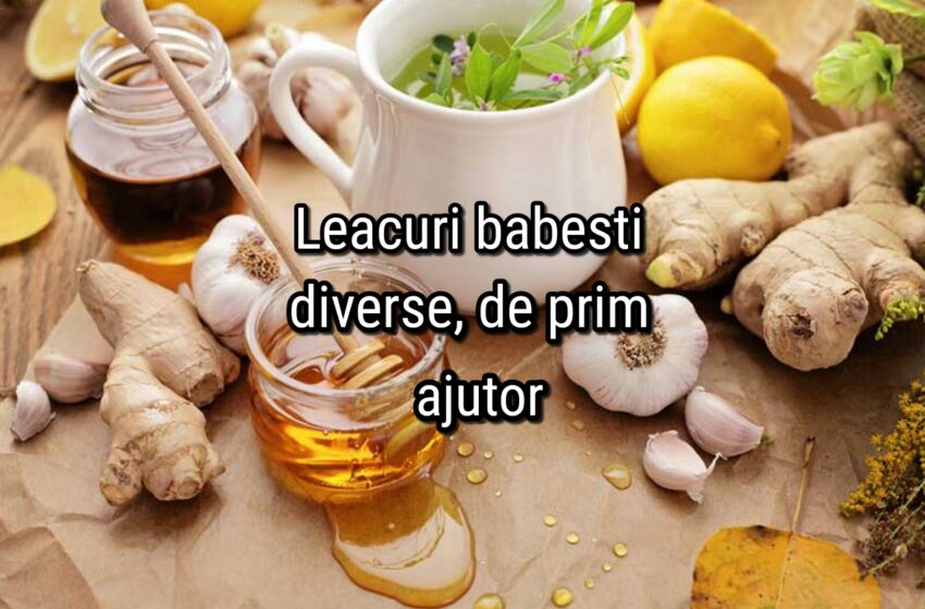  Leacuri babesti diverse, de prim-ajutor