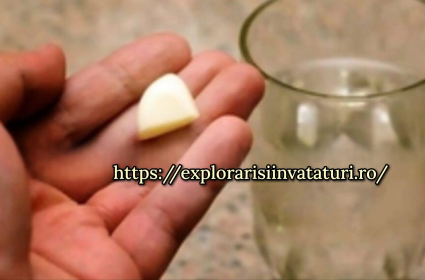  Usturoiul și apa m-au salvat de multe boli