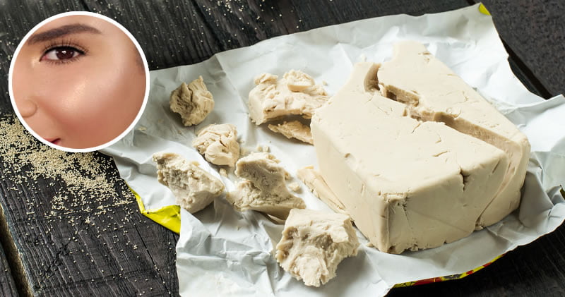  Tot ce ai nevoie este  o bucatica de drojdie pentru a avea pielea netedă și tânără