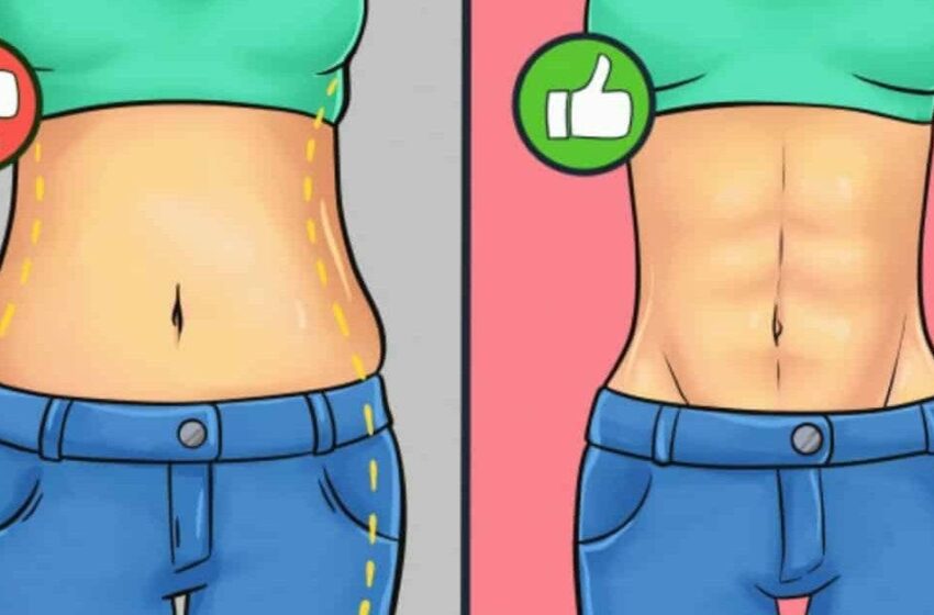  Exerciții de 5 minute care îți vor permite să arzi eficient grăsimea de pe abdomen