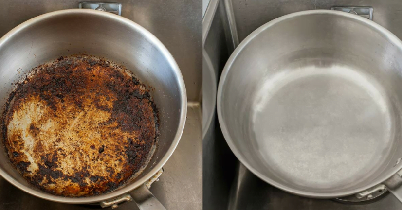  Zahărul cubic este cel mai bun ajutor pentru oalele arse – rezultatul final te va uimi