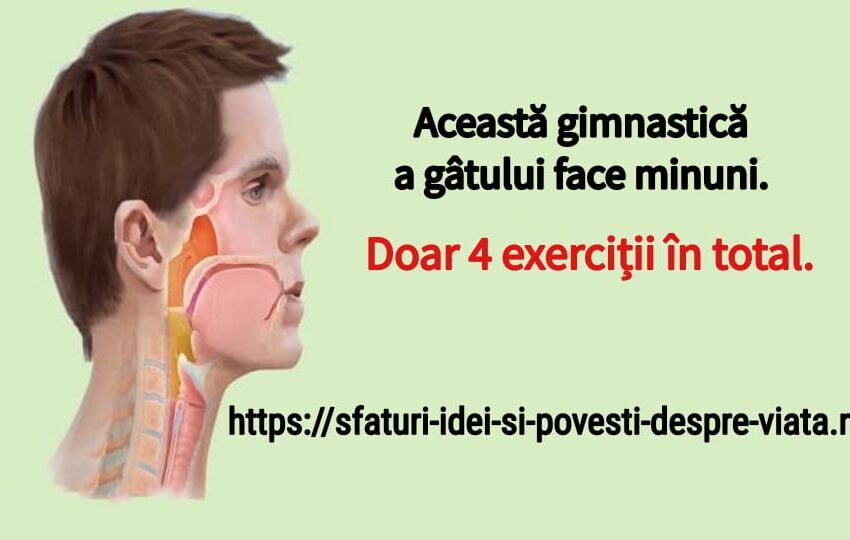  Doar patru exerciții care vor ajuta la strângerea pielii gâtului, la normalizarea somnului și chiar la eliminarea durerilor de coloana cervicală și a durerilor de cap.
