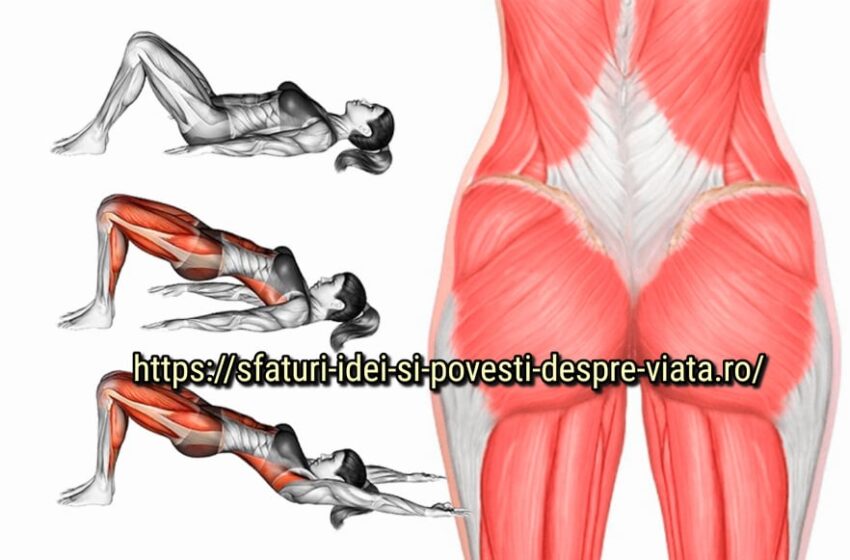  Pentru leneși: 8 exerciții pentru fese frumoase