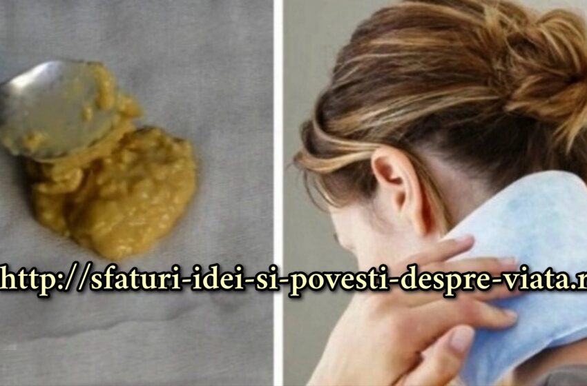  Cartofi,miere si ulei de brad: compresa pentru regiunea cervicală