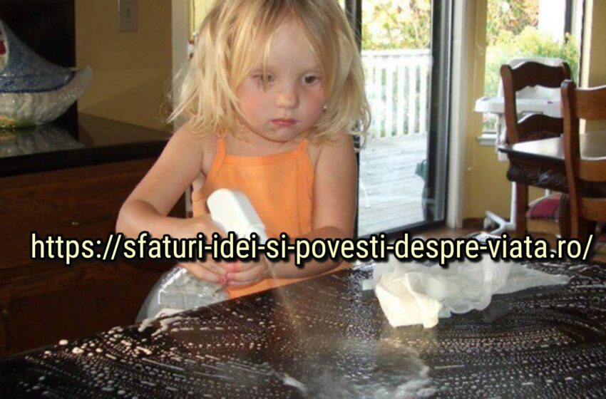  Copiii care ajută la treburile casnice au șanse mai mari de a avea succes ca adulți