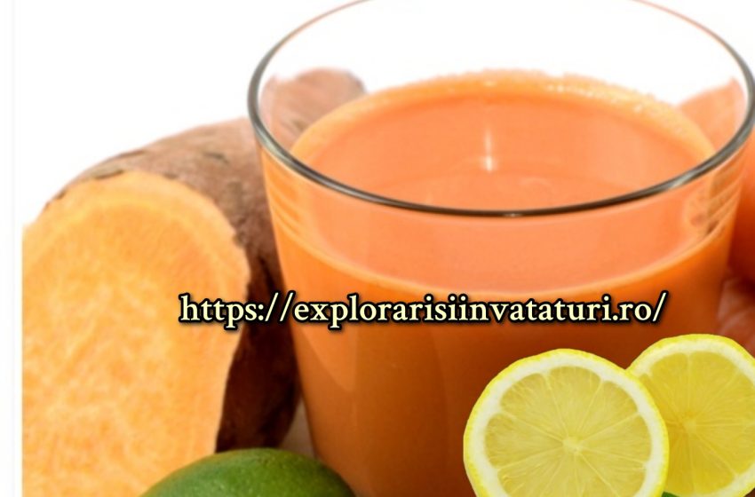  Suc de cartofi dulci cu lămâie: elimină excesul de zahăr din sânge și grăsimea din ficat