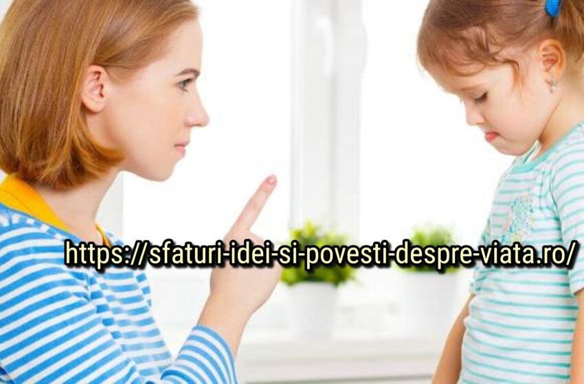  3 sfaturi pentru a-ți pedepsi copiii într-un  mod inteligent!