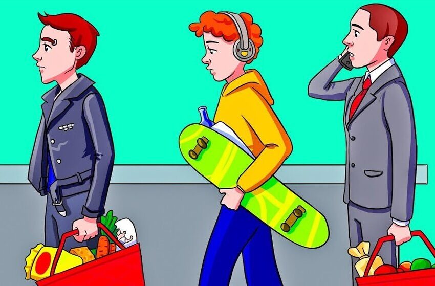  Test de mindfulness: Care este bărbatul care are un copil acasă ?Uita-te cu atenție!