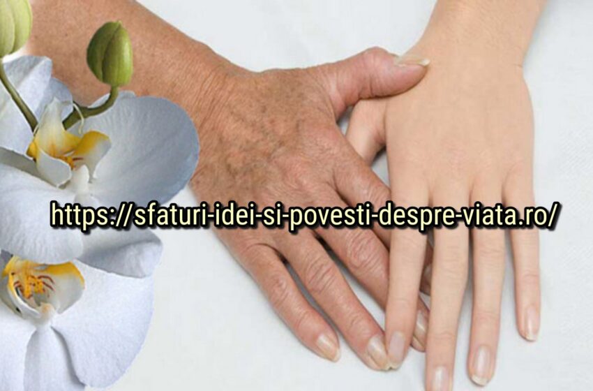  Cum să opriți îmbătrânirea mâinilor