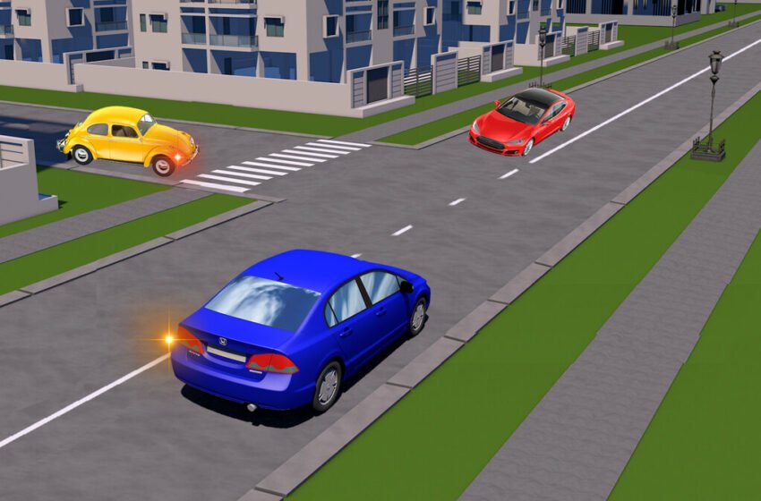  Care șofer are voie sa treaca primul de această intersecție?