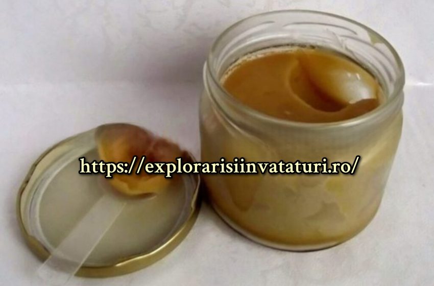  Unguentul pe bază de nucă este un remediu pentru boli precum hipertiroidismul, mastopatia, tumori, psoriazis, bolile fungice ale pielii și unghiilor, reumatism.