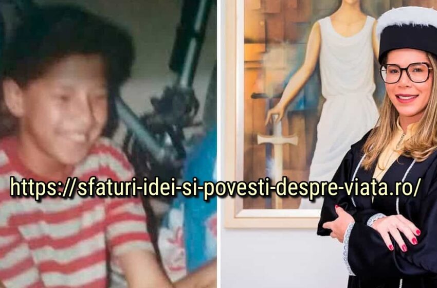  Fata a mâncat resturi de mancare în copilărie, a lucrat menajera și a luptat pentru a deveni judecător!