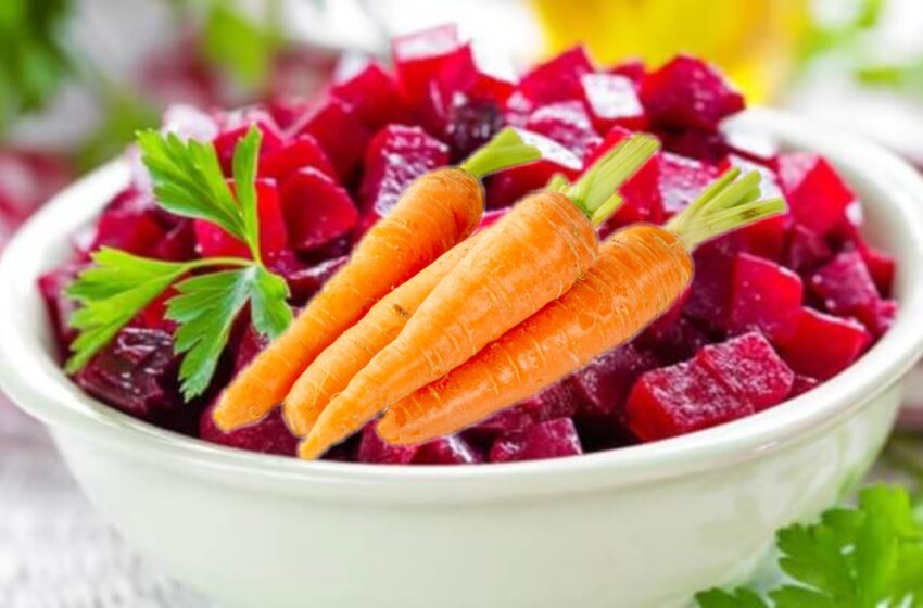  Fierbem morcovi și sfecla pentru a curăța sangele si a ne întări organismul.