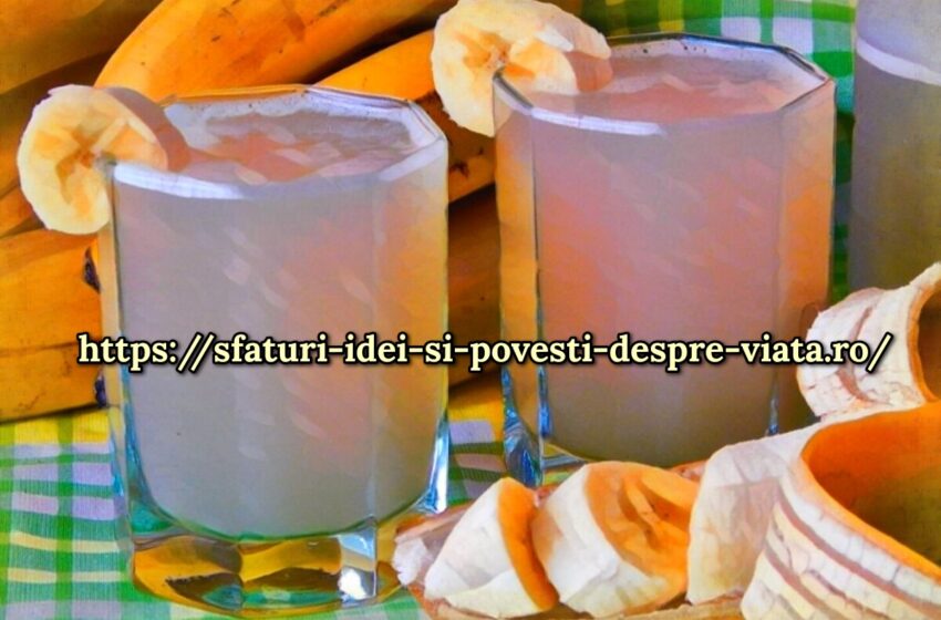  Dacă vrei să dormi liniștit, bea apă de banane înainte de culcare: cum să o prepari