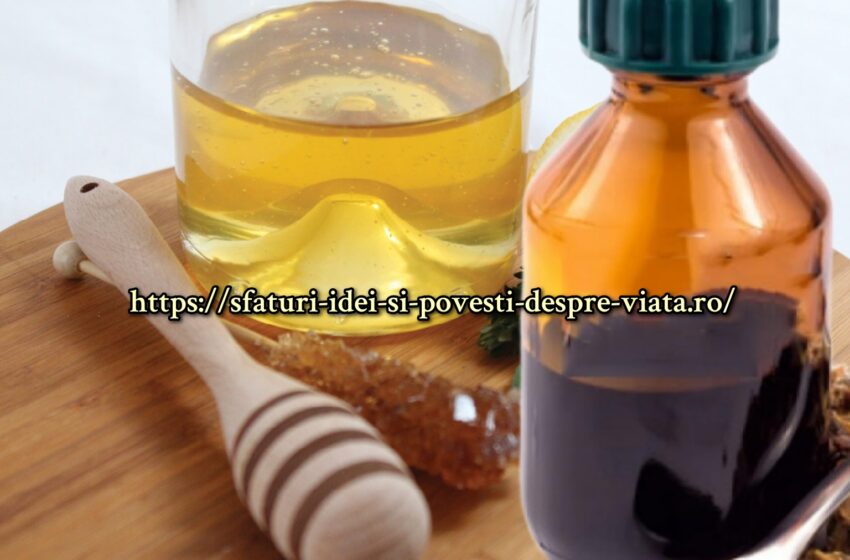  Antibiotic natural:miere cu tinctura de propolis.