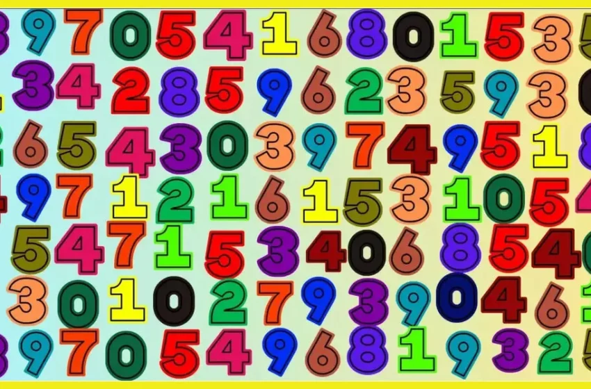  Vedere ascuțită și gândire rapidă: un test vizual.Puteți găsi nr. „560”?
