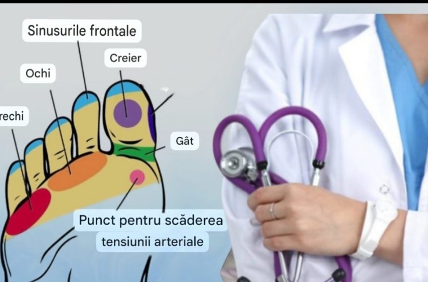  7 zone de pe picioare care declanșează metabolismul, hormonii și energia internă.