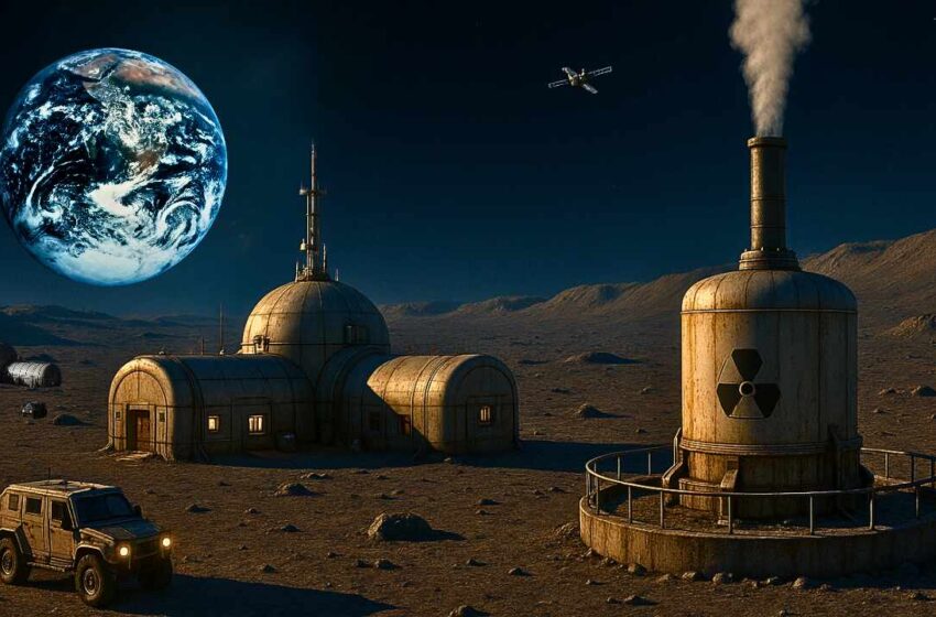  Acesta este planul NASA de a alimenta Luna cu un reactor nuclear și de a o face locuibilă.